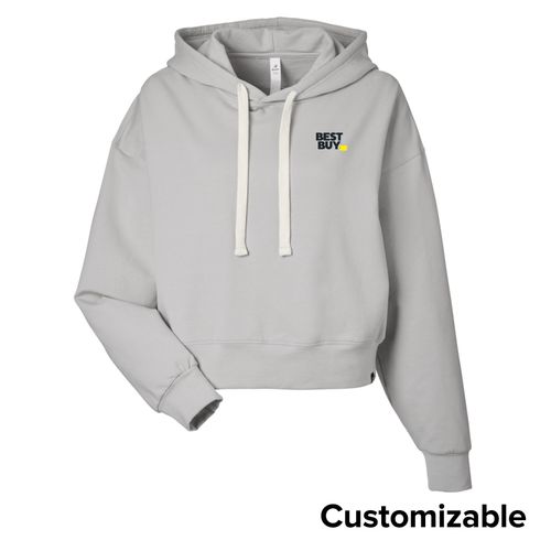 Women's Glyder Oversized Cropped Hoodie image thumbnail