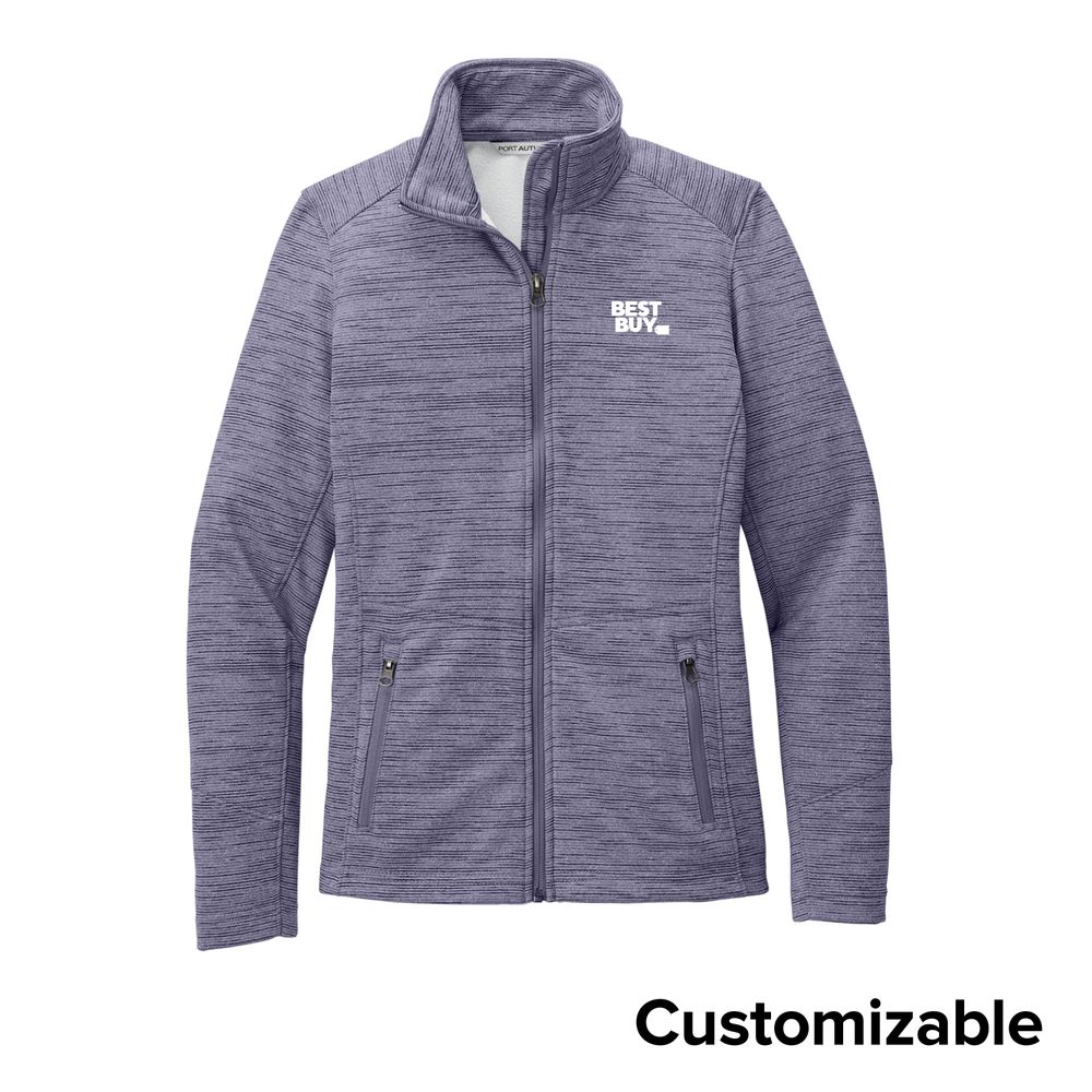 Women's Digital Stripe Fleece Jacket primary image