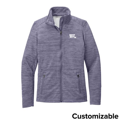 Women's Digital Stripe Fleece Jacket image thumbnail