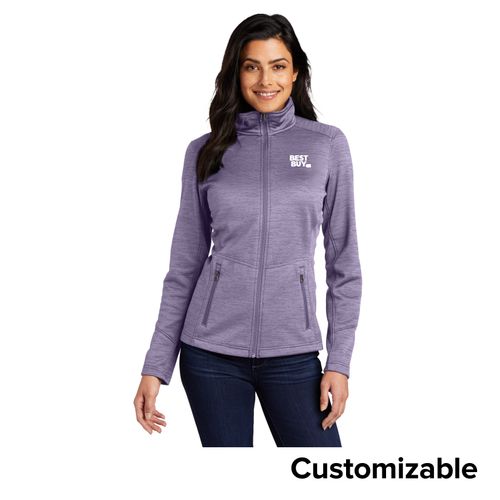 Women's Digital Stripe Fleece Jacket image thumbnail