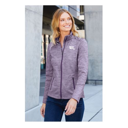 Women's Digital Stripe Fleece Jacket image thumbnail