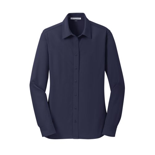 Women's Knit Dress Shirt image thumbnail