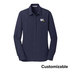 Image of Women's Knit Dress Shirt