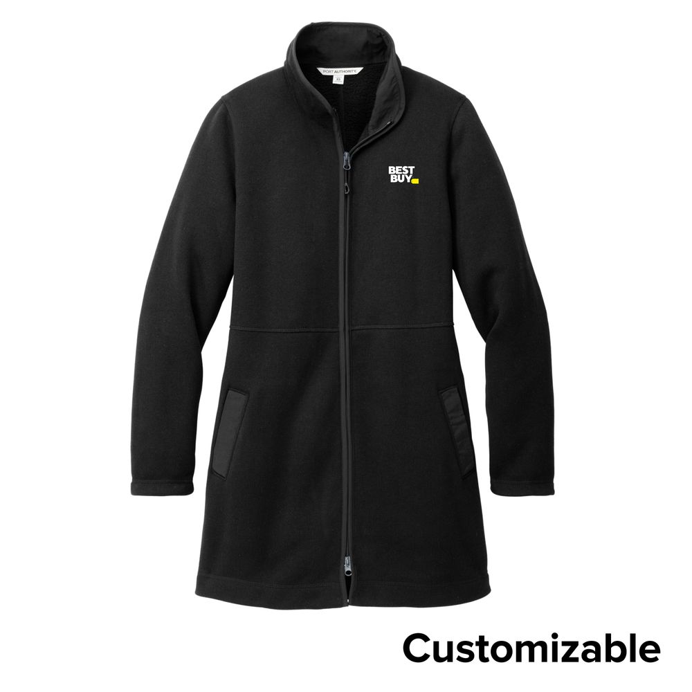 Women's Sweater Fleece Long Jacket primary image