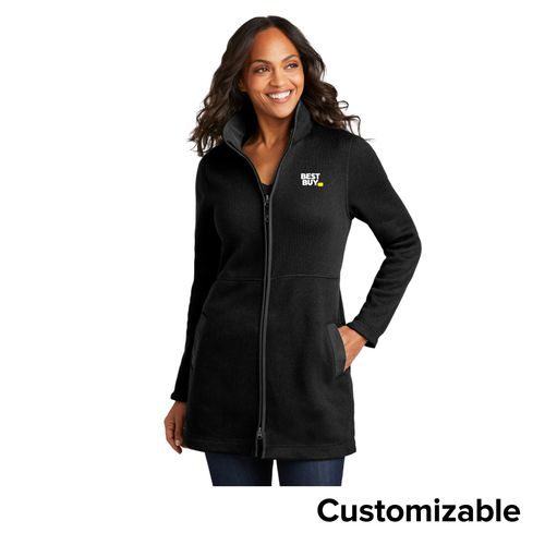 Women's Sweater Fleece Long Jacket image thumbnail