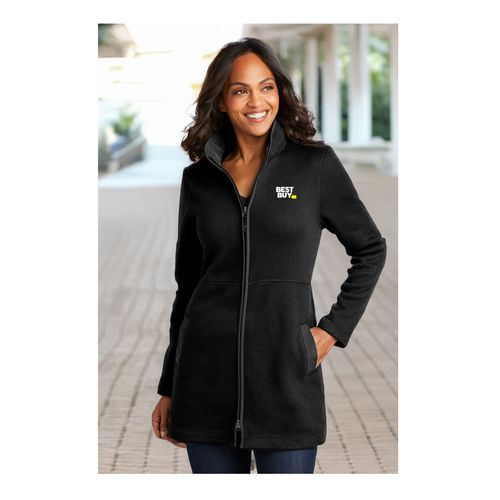 Women's Sweater Fleece Long Jacket image thumbnail