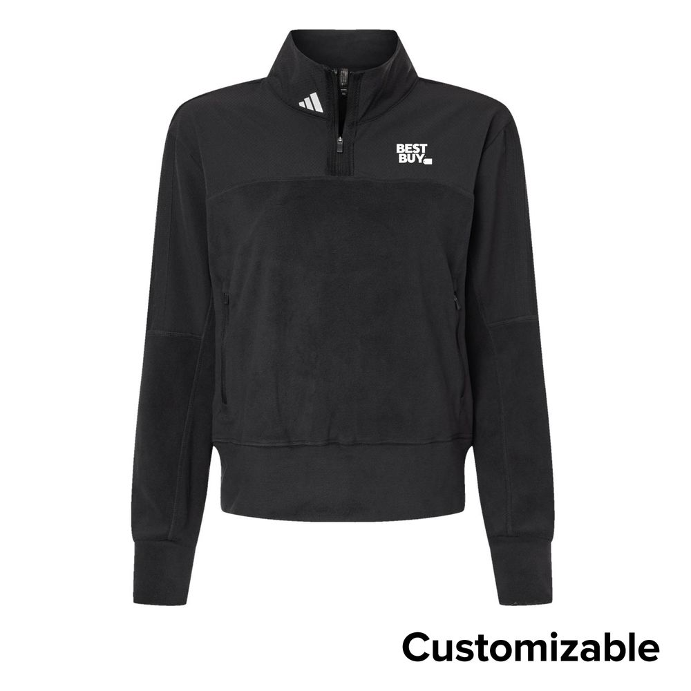 Women's Adidas Fleece 1/4-Zip Pullover primary image