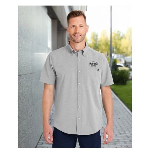 Men's HUK Solid Short Sleeve Shirt image thumbnail