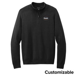 Image of Men's Modern Easy Care 1/4-Zip Sweater