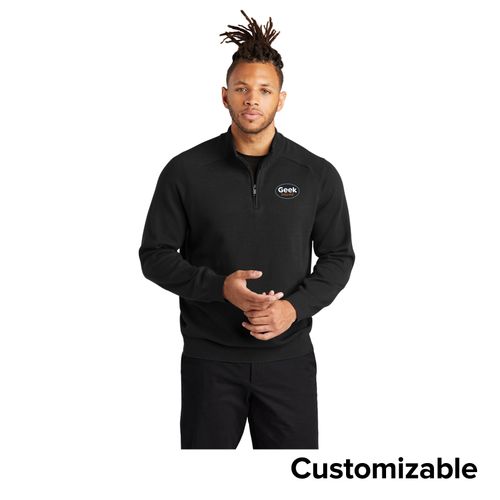 Men's Modern Easy Care 1/4-Zip Sweater image thumbnail