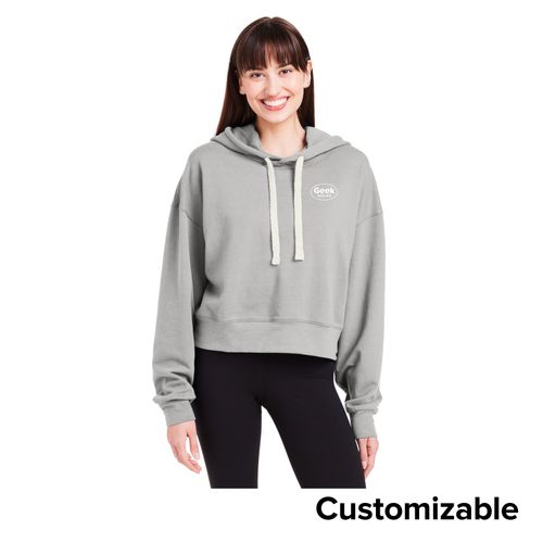 Women's Glyder Oversized Cropped Hoodie image thumbnail