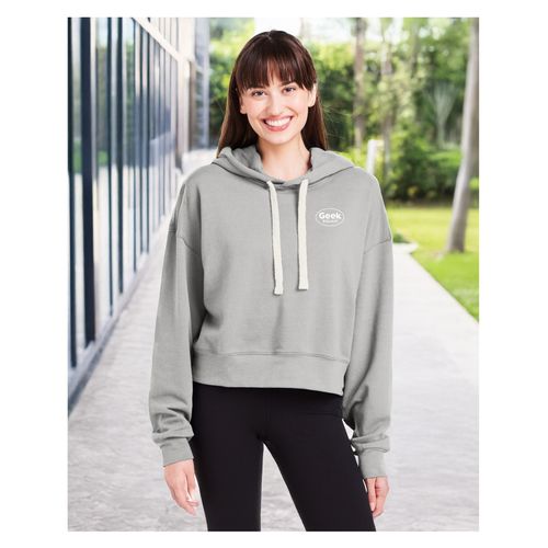 Women's Glyder Oversized Cropped Hoodie image thumbnail