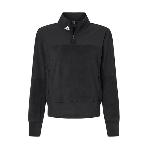 Women's Adidas Fleece 1/4-Zip Pullover image thumbnail