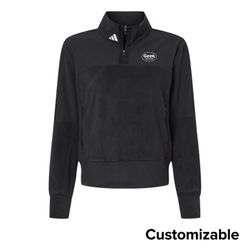 Image of Women's Adidas Fleece 1/4-Zip Pullover