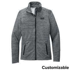Image of Women's Digital Stripe Fleece Jacket