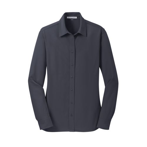 Women's Knit Dress Shirt image thumbnail