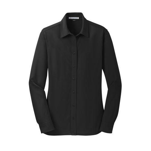 Women's Knit Dress Shirt image thumbnail