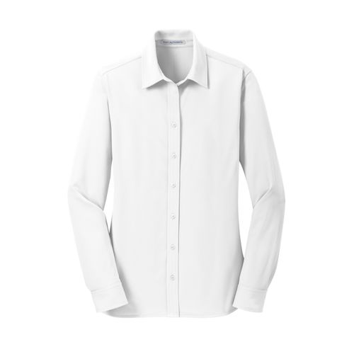 Women's Knit Dress Shirt image thumbnail