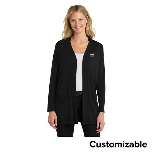 Women's Long Pocket Cardigan image thumbnail