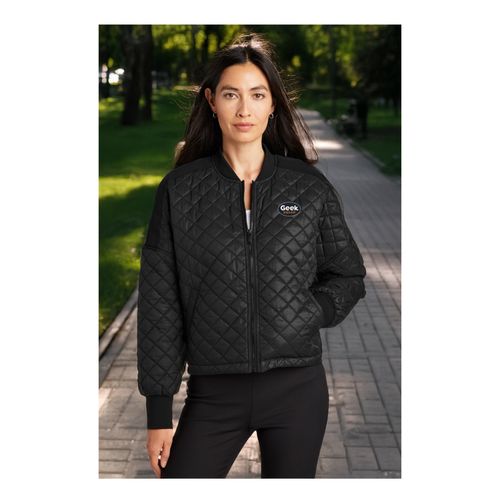 Women's Quilted Full-Zip Jacket image thumbnail
