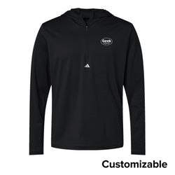 Image of Men's Adidas 1/4-Zip Hooded Pullover