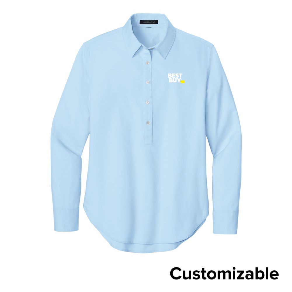 Women's Long Sleeve Oxford Shirt primary image