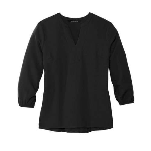 Women's 3/4-Sleeve Stretch Crepe Blouse image thumbnail
