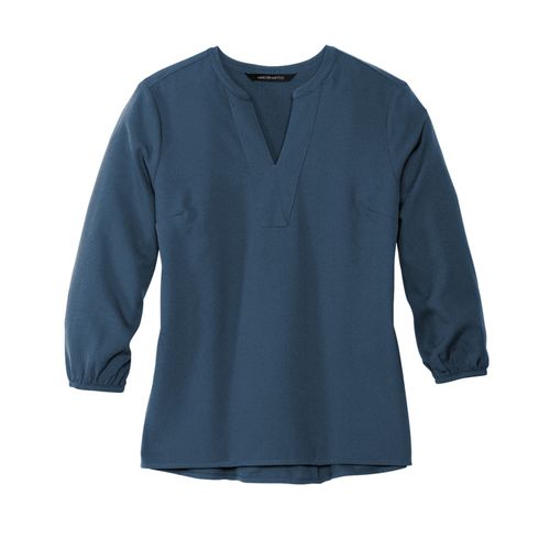 Women's 3/4-Sleeve Stretch Crepe Blouse image thumbnail