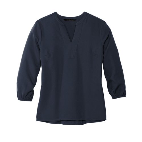 Women's 3/4-Sleeve Stretch Crepe Blouse image thumbnail