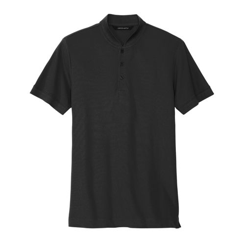 Men's Stretch Pique Henley image thumbnail