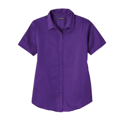 Women's Stain Resistant Button Down Shirt image thumbnail