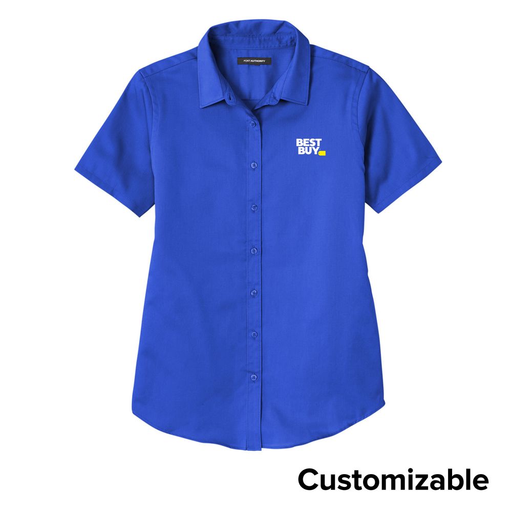 Women's Stain Resistant Button Down Shirt primary image