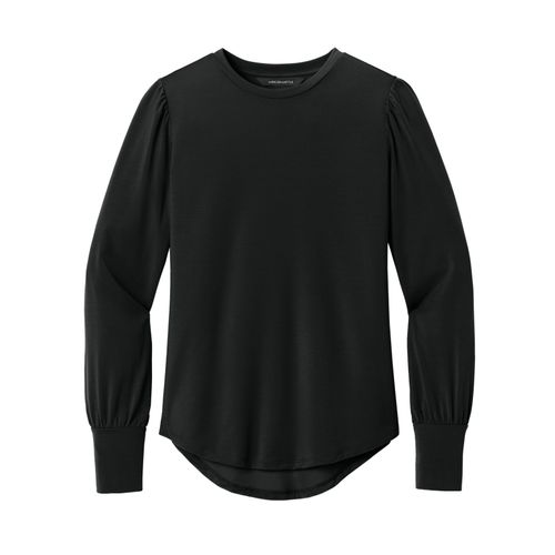 Women's Stretch Long Sleeve Blouson Top image thumbnail
