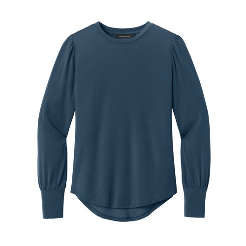 Women's Stretch Long Sleeve Blouson Top image thumbnail