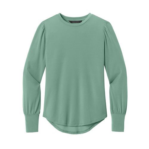 Women's Stretch Long Sleeve Blouson Top image thumbnail
