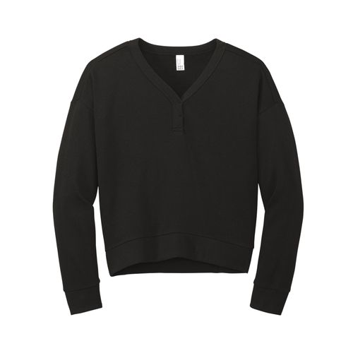 Women's Tri-Fleece V-Neck Sweatshirt image thumbnail