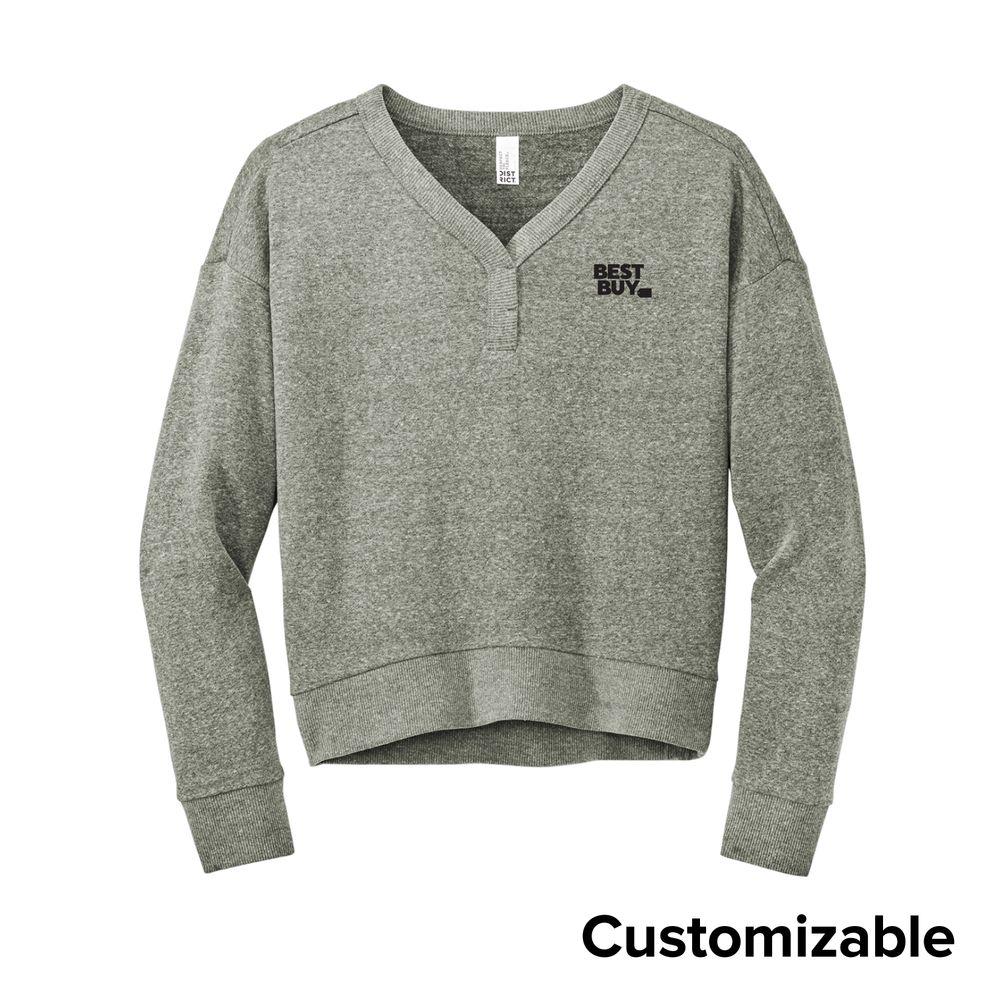 Women's Tri-Fleece V-Neck Sweatshirt primary image