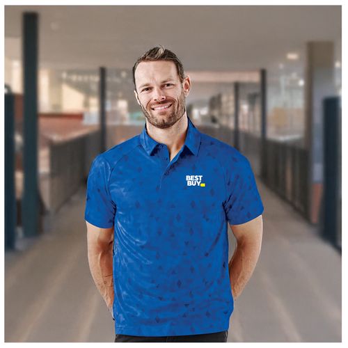 Men's Summertime Sun Protection Polo image thumbnail