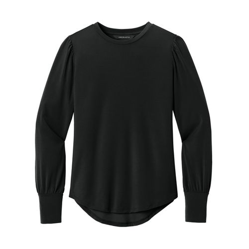 Women's Stretch Long Sleeve Blouson Top image thumbnail
