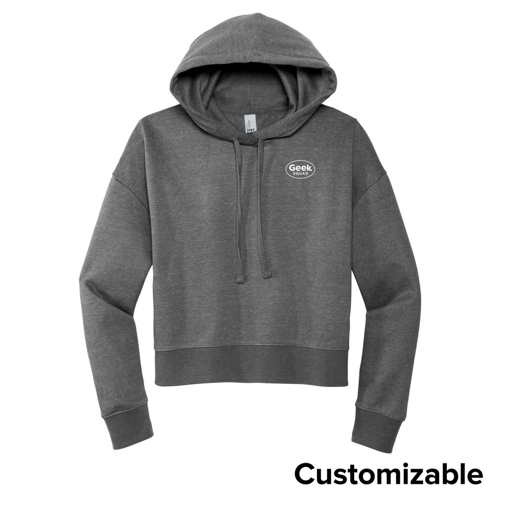 Women's Modest-Crop Fleece Hoodie primary image