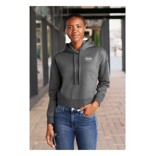 Women's Modest-Crop Fleece Hoodie image thumbnail