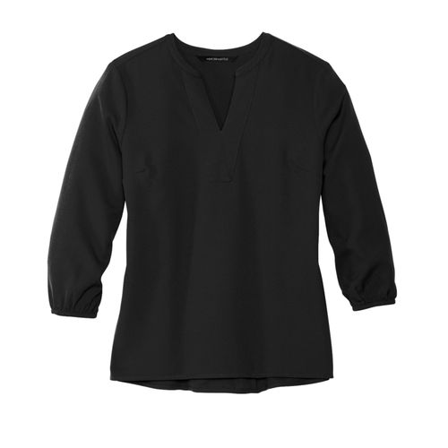 Women's 3/4-Sleeve Stretch Crepe Blouse image thumbnail