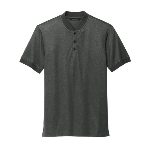 Men's Stretch Pique Henley image thumbnail