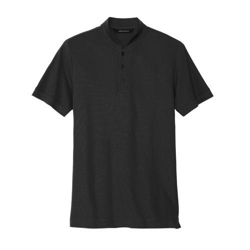 Men's Stretch Pique Henley image thumbnail