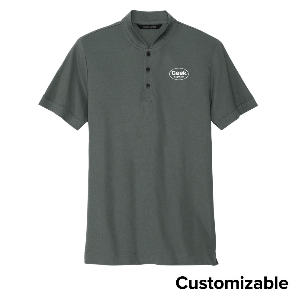 Men's Stretch Pique Henley primary image
