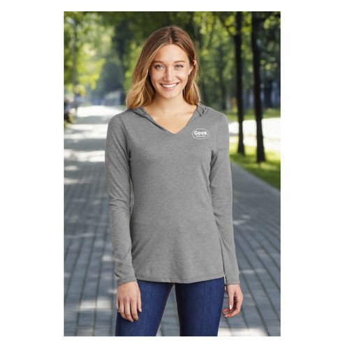 Women's Tri-Blend Long Sleeve Hoodie image thumbnail