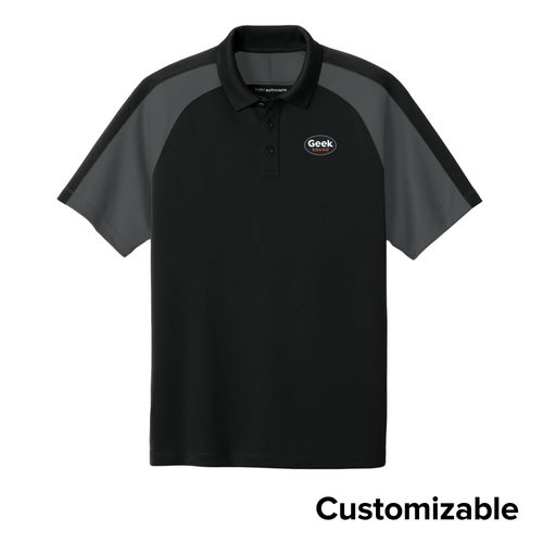 Men's Performance Colorblock Polo image thumbnail