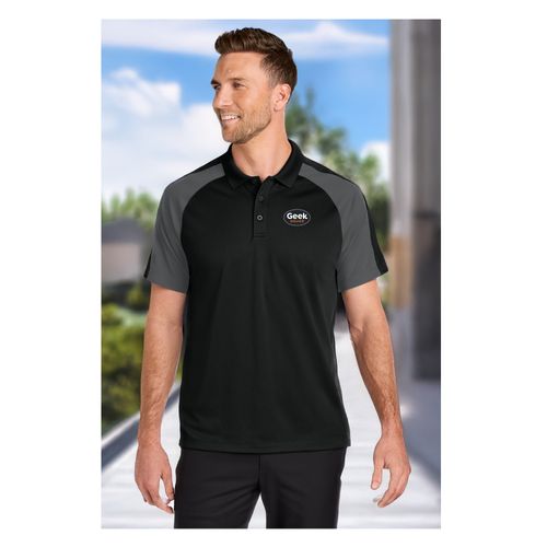 Men's Performance Colorblock Polo image thumbnail