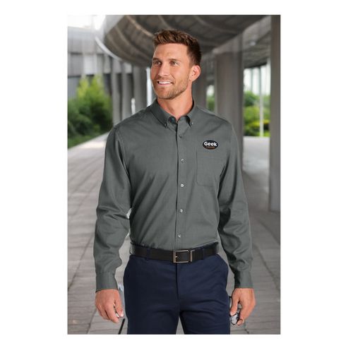 Men's Long Sleeve Nailhead Shirt image thumbnail