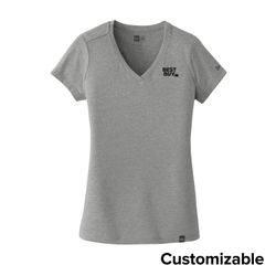Image of Women's New Era Legacy V-Neck T-Shirt
